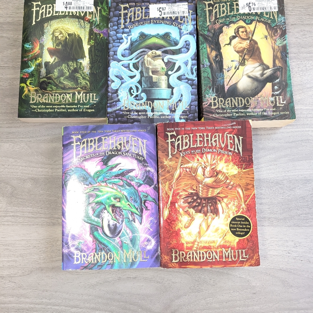 Brandon Mull Fablehaven Series Vol 1-5 Book Lot Paperback - Picture 6 of 8